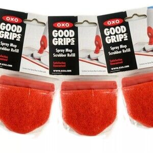 (3 Packs) OXO Good Grips Spray Mop Scrubber Refills